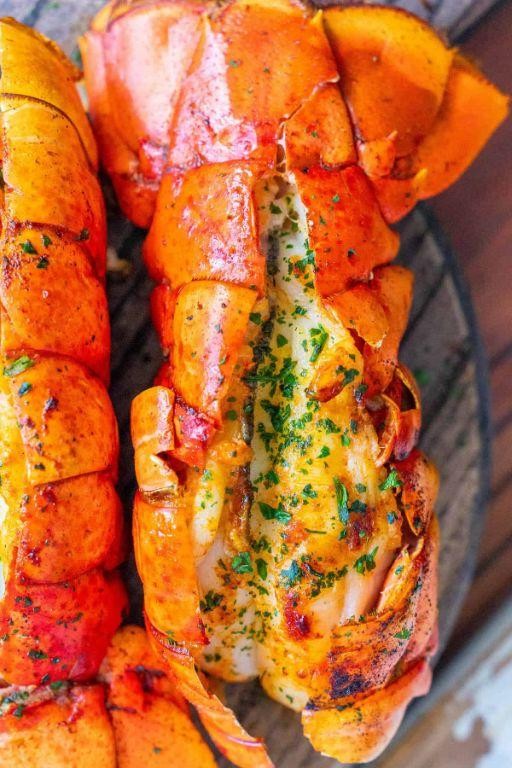 Asian Style Broiled Lobster Tails