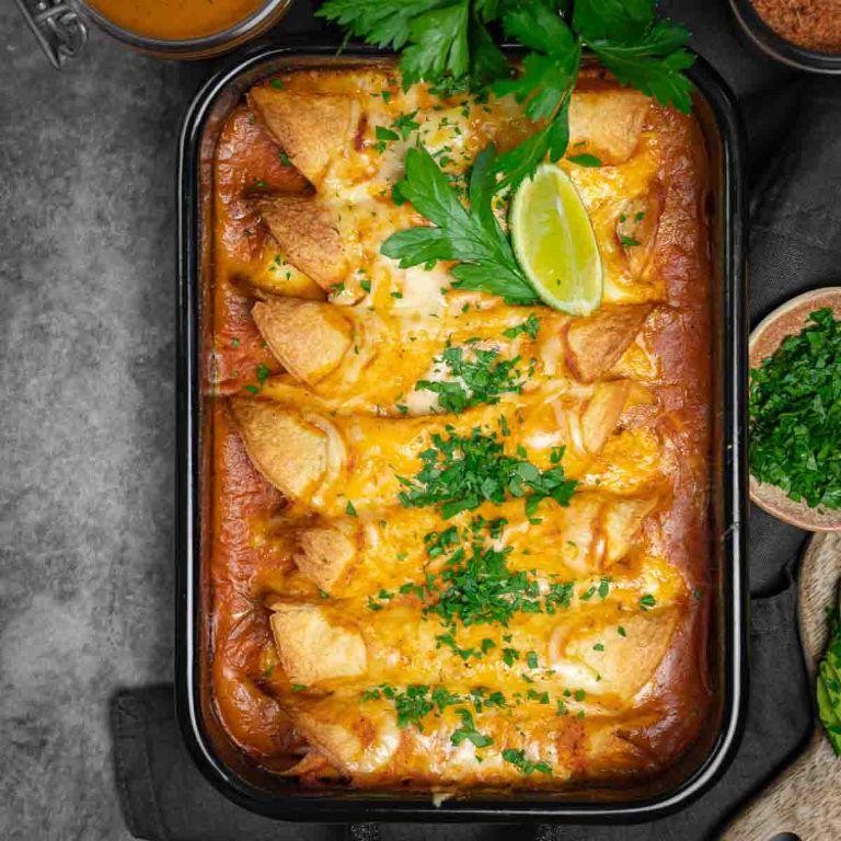 Gluten-Free Chicken Ranch Enchiladas