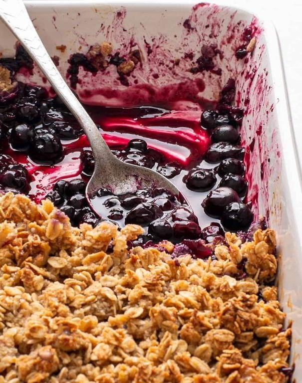 Gluten-Free Vegan Blueberry Crisp