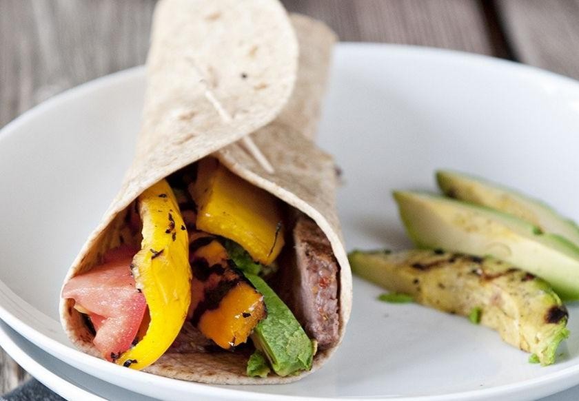 Grilled Venison and Avocado Wraps