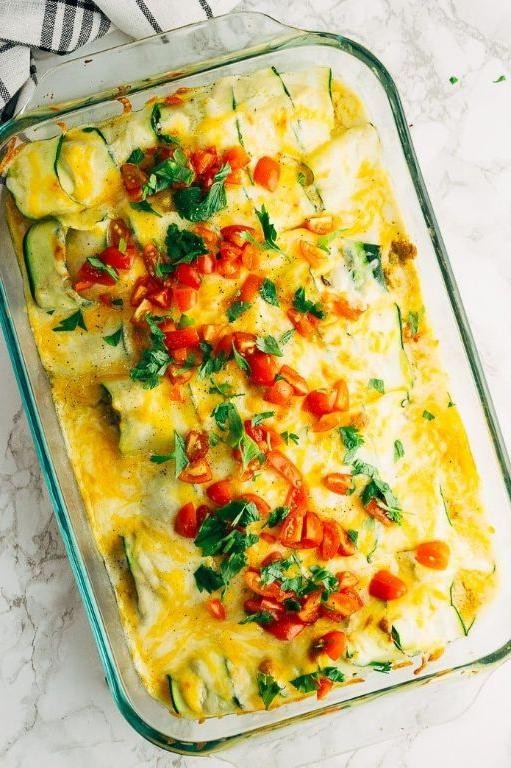 Keto Chicken Ranch Enchiladas