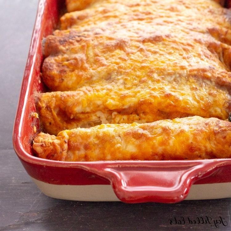 Low-Carb Chicken Ranch Enchiladas