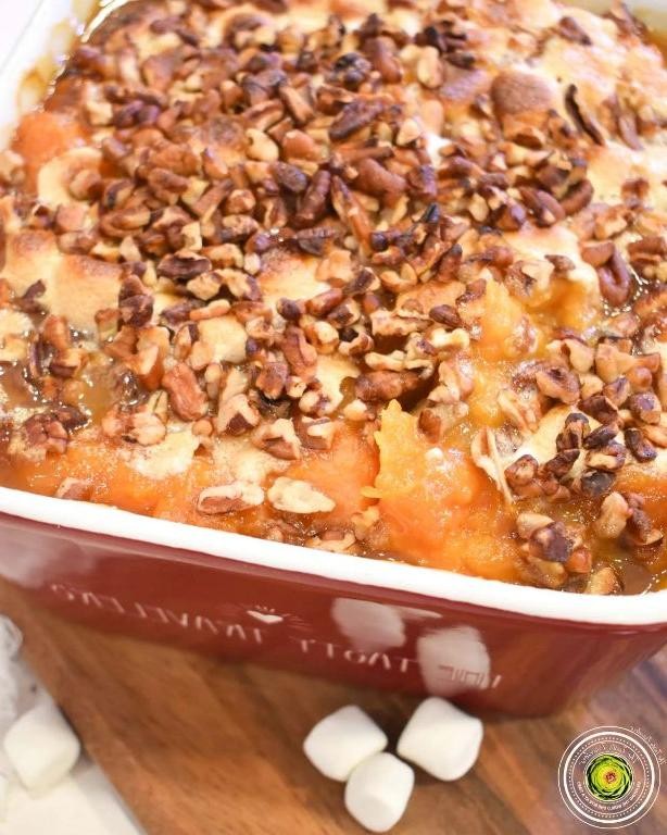 Mapled Ham and Sweet Potato Casserole