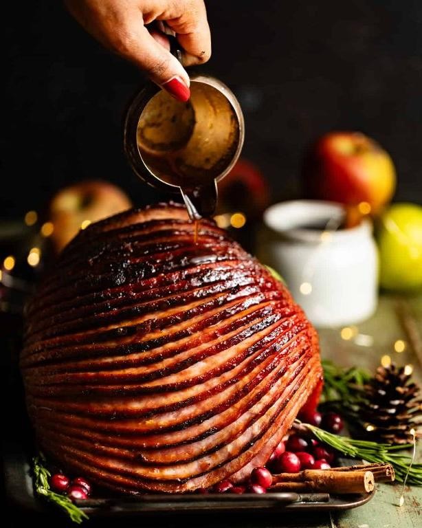 Mapled Ham with Bourbon Glaze