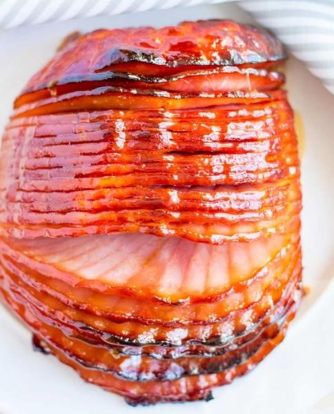 Mapled Ham with Mustard Glaze