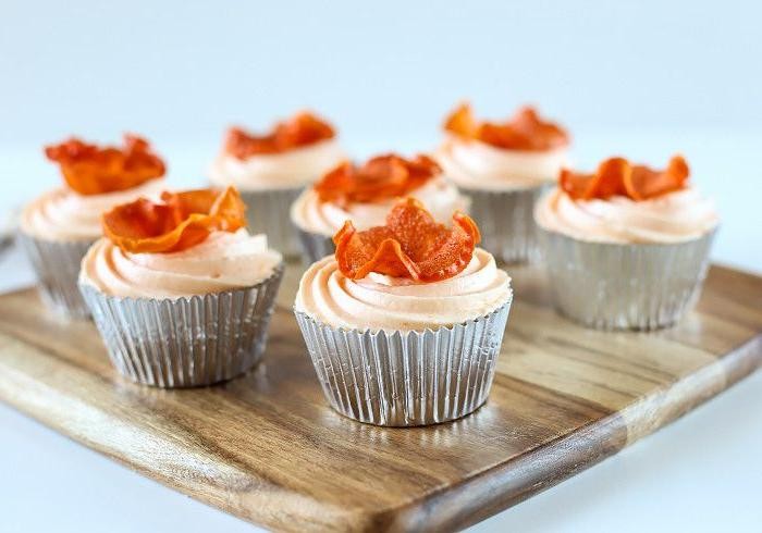 Persimmon Muffins with Cream Cheese Frosting