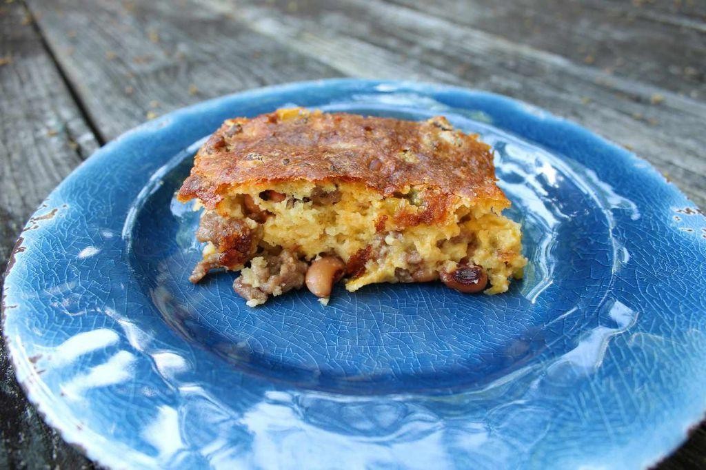 Savory Black Eyed Pea and Jalapeno Cornbread