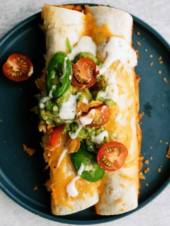 Slow Cooker Chicken Ranch Enchiladas