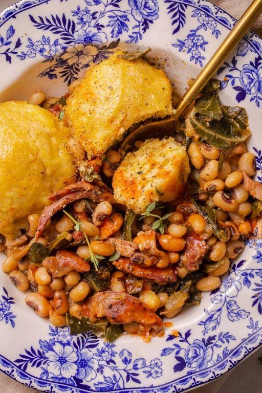 Southern Style Black Eyed Pea Cornbread
