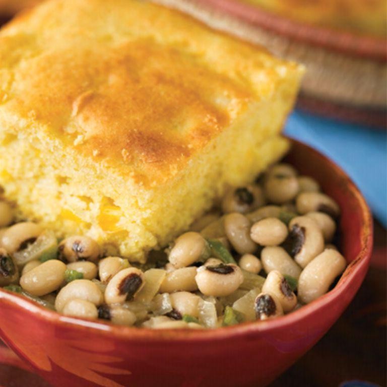 Spicy Black Eyed Pea Cornbread