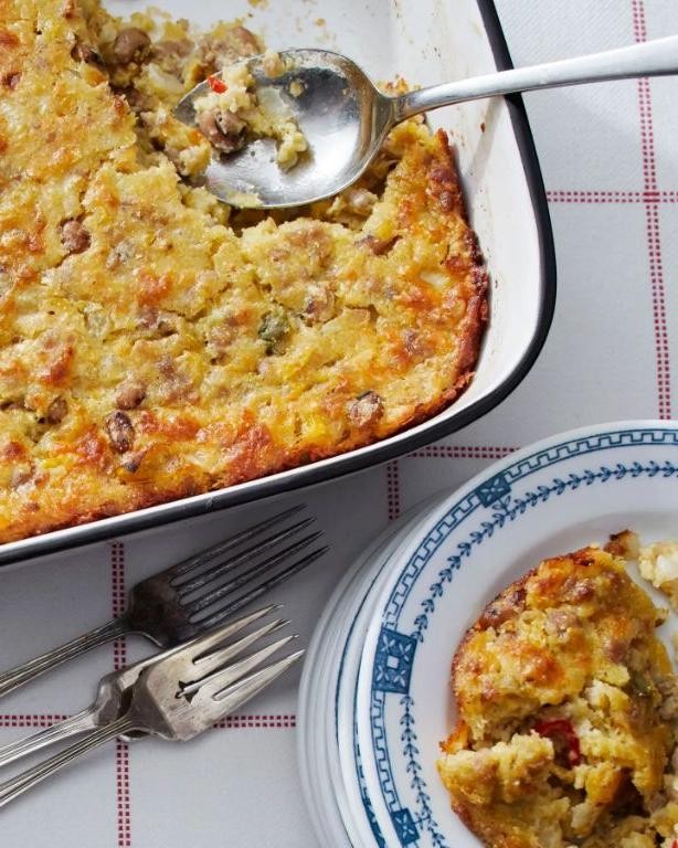 Sweet Honey Black Eyed Pea Cornbread