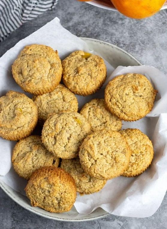 Vegan Persimmon and Banana Muffins