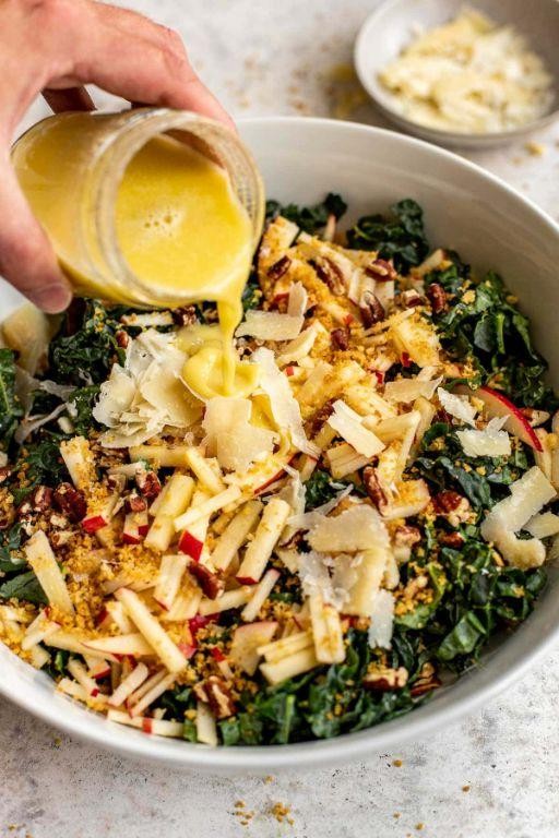 Venison and Kale Wraps with Lemon Tahini Dressing