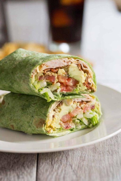 Venison and Spinach Wraps with Garlic Aioli