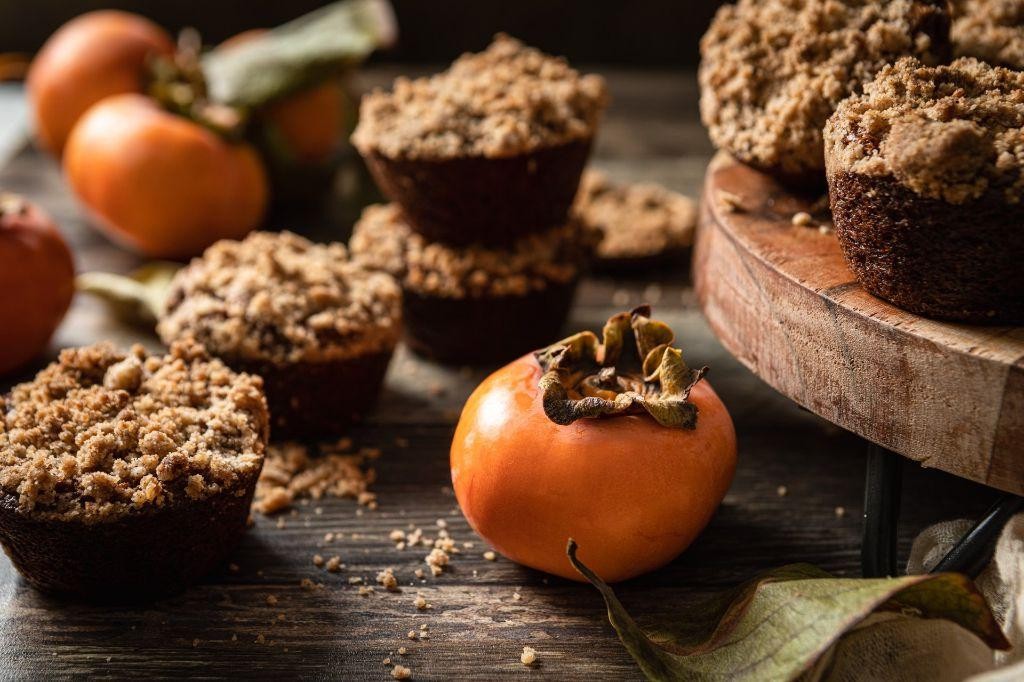 Whole Wheat Persimmon Muffins
